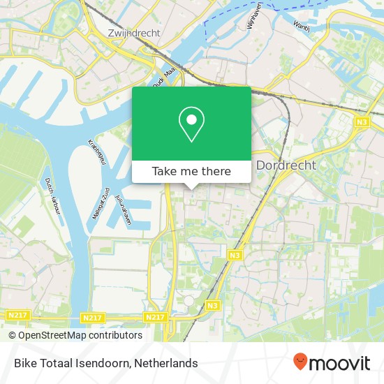 Bike Totaal Isendoorn kaart