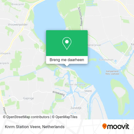 Knrm Veere kaart