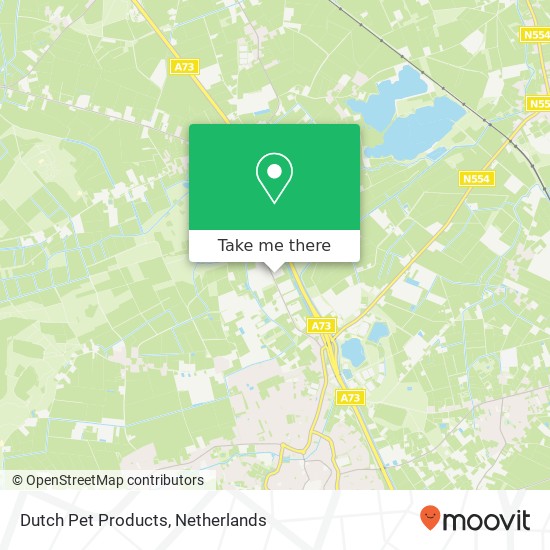 Dutch Pet Products kaart