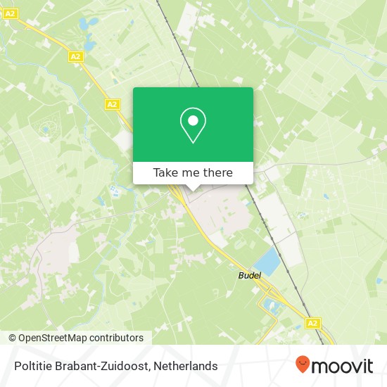 Poltitie Brabant-Zuidoost kaart
