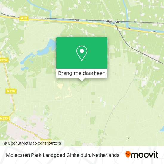Molecaten Park Landgoed Ginkelduin kaart