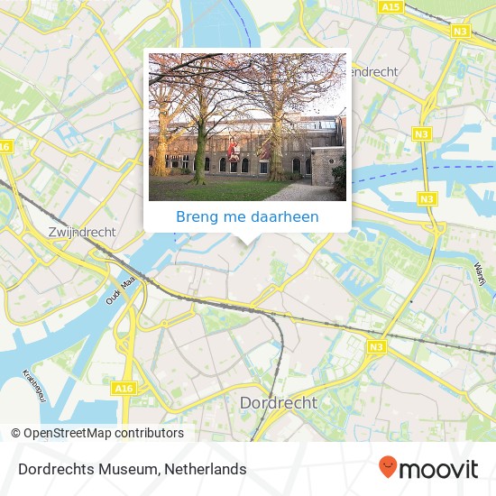 Dordrechts Museum kaart