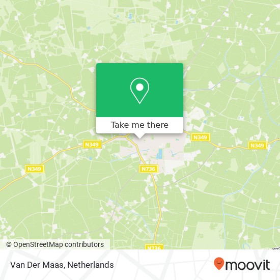 Van Der Maas kaart