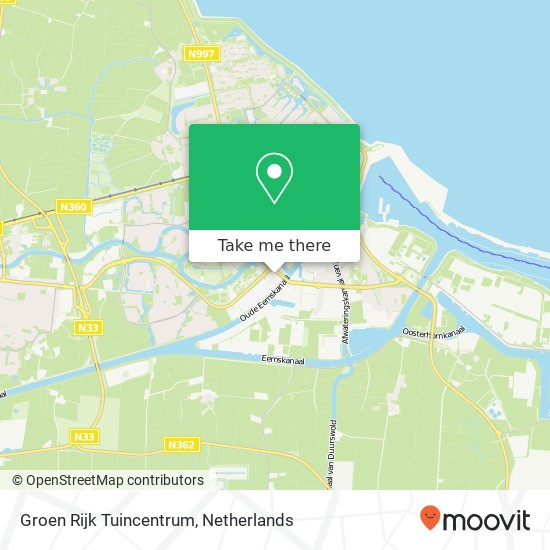 Groen Rijk Tuincentrum kaart