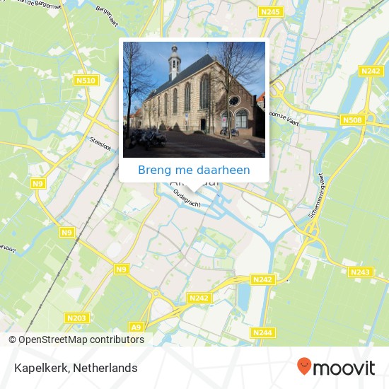 Kapelkerk kaart