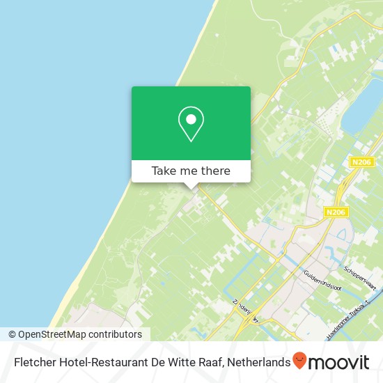 Fletcher Hotel-Restaurant De Witte Raaf kaart
