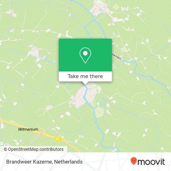 Brandweer Kazerne kaart