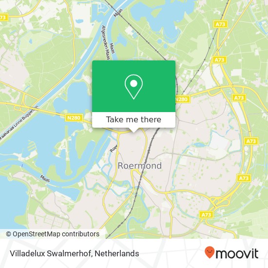 Villadelux Swalmerhof kaart