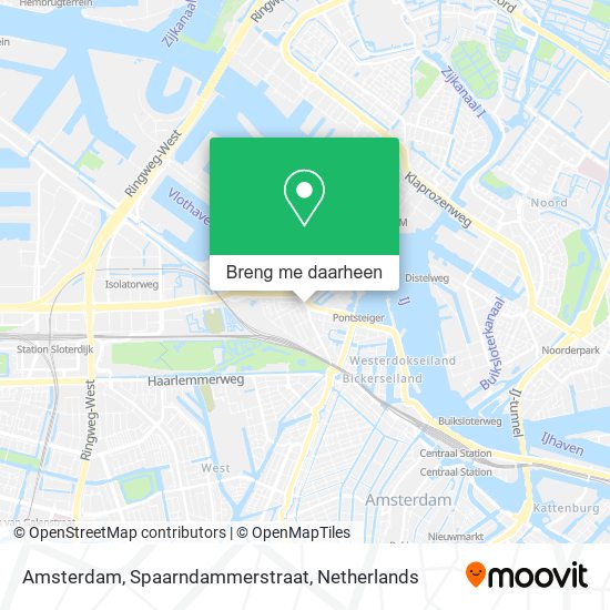 Amsterdam, Spaarndammerstraat kaart