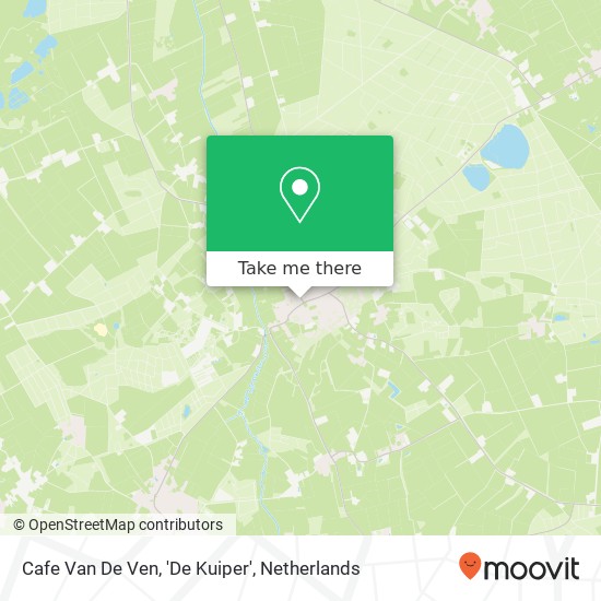 Cafe Van De Ven, 'De Kuiper' kaart