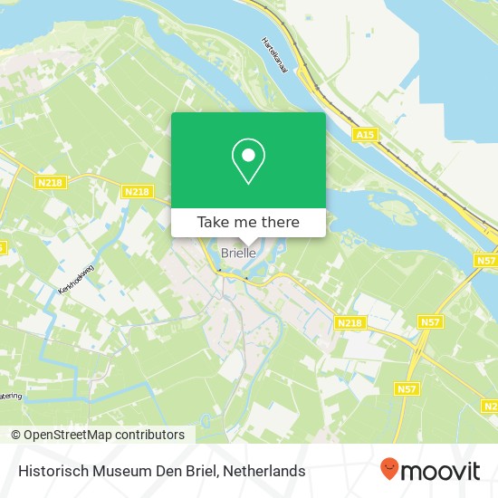 Historisch Museum Den Briel kaart