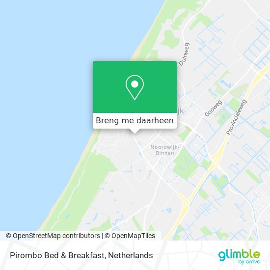 Pirombo Bed & Breakfast kaart