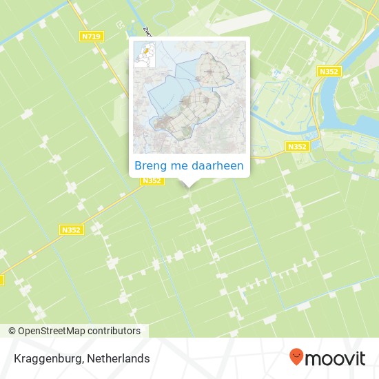 Kraggenburg kaart