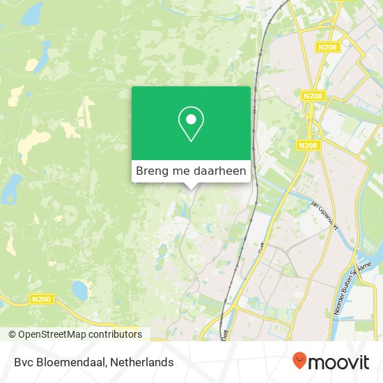 Bvc Bloemendaal kaart