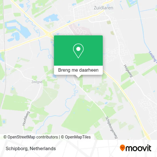 Schipborg kaart