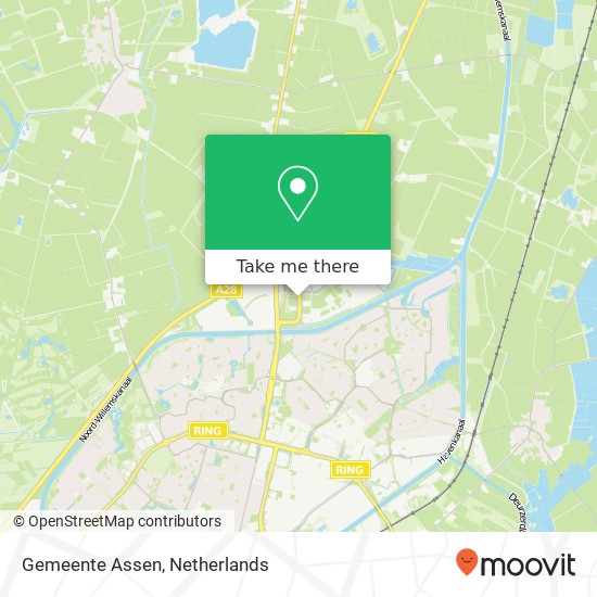 Gemeente Assen kaart