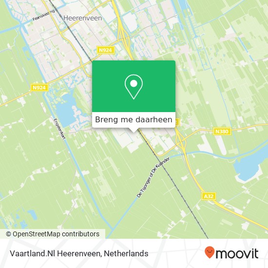 Vaartland.Nl Heerenveen kaart