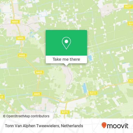Tonn Van Alphen Tweewielers kaart