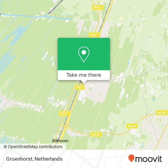 Groenhorst kaart