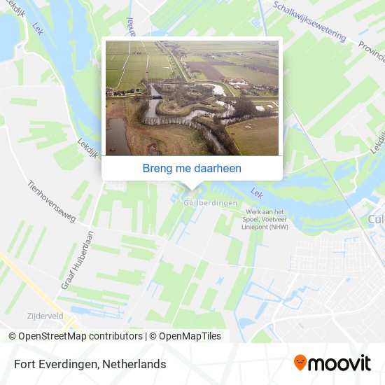 Fort Everdingen kaart