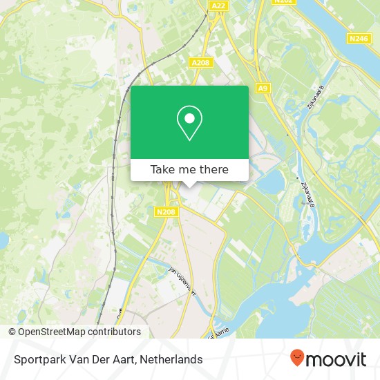 Sportpark Van Der Aart kaart