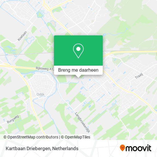 Kartbaan Driebergen kaart