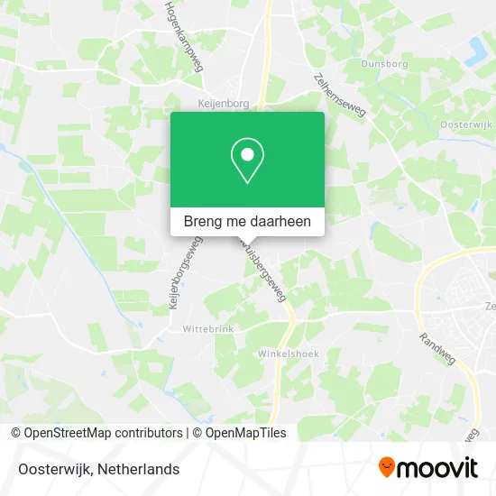 Oosterwijk kaart