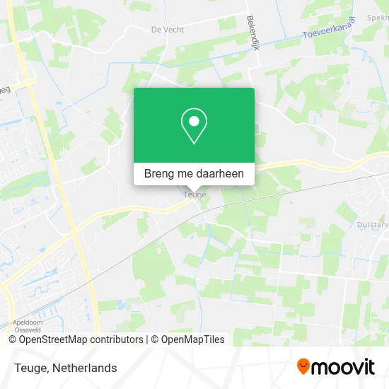 Teuge kaart