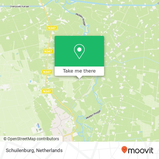 Schuilenburg kaart