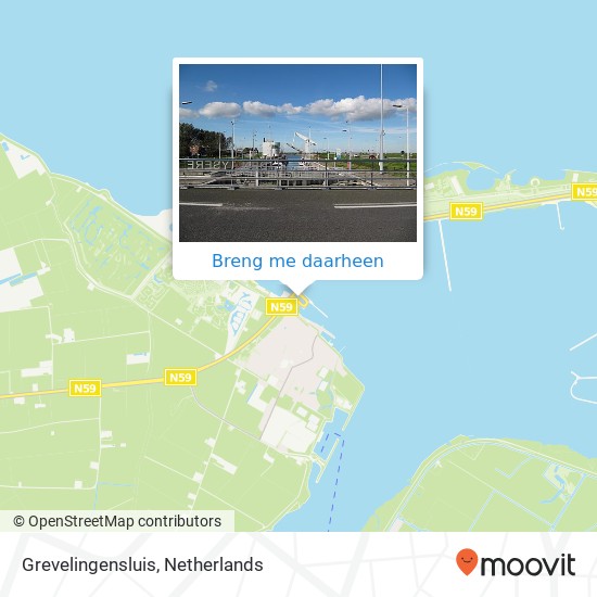 Grevelingensluis kaart