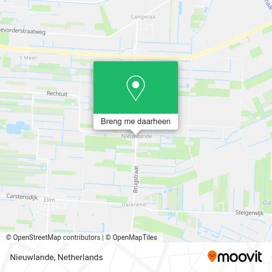 Nieuwlande kaart