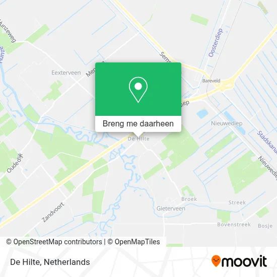 De Hilte kaart