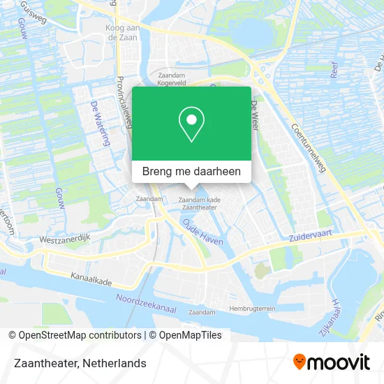 Zaantheater kaart