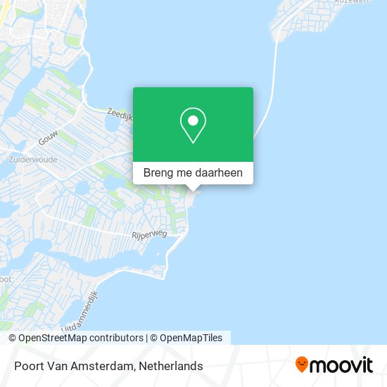 Poort Van Amsterdam kaart
