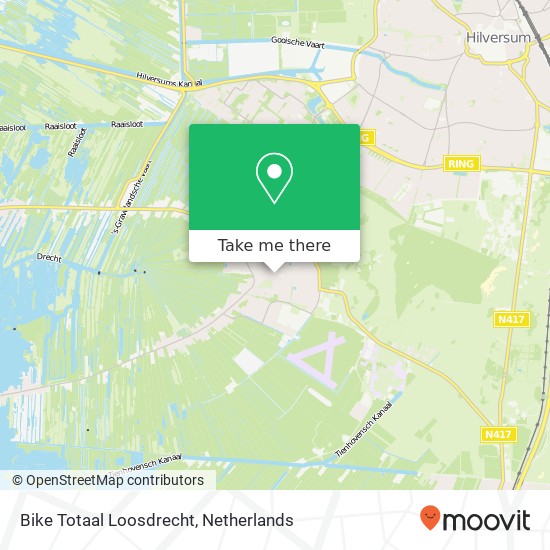 Bike Totaal Loosdrecht kaart