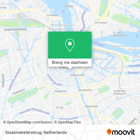 Staalmeestersbrug kaart