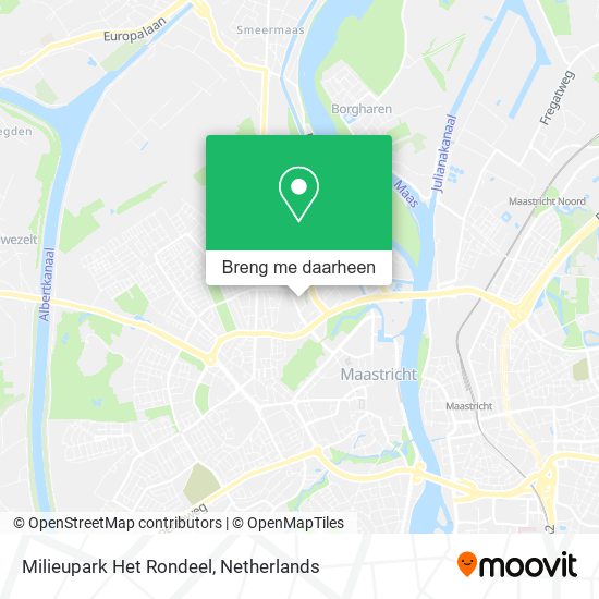 Milieupark Het Rondeel kaart