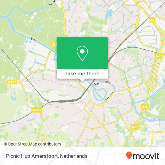 Picnic Hub Amersfoort kaart
