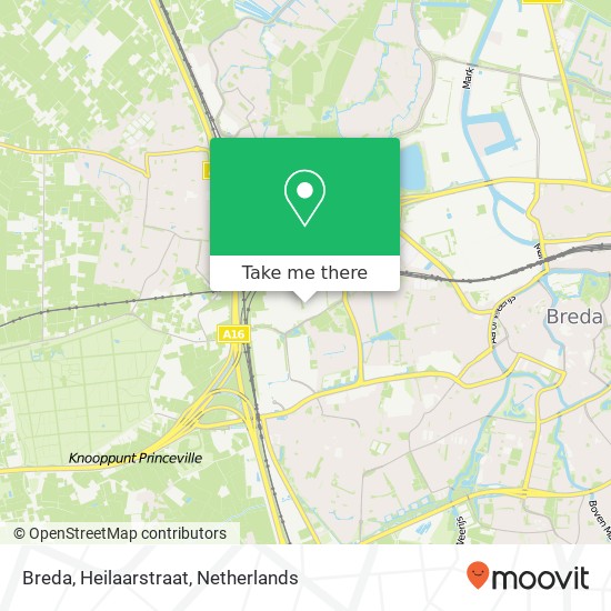 Breda, Heilaarstraat kaart