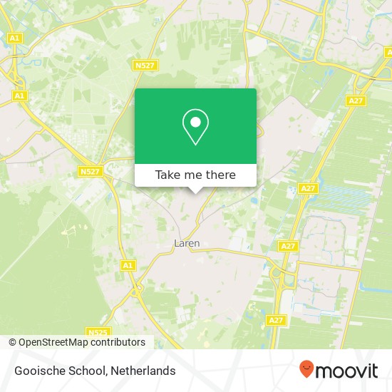 Gooische School kaart