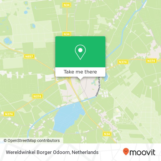 Wereldwinkel Borger Odoorn kaart