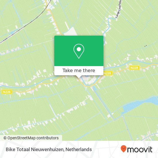 Bike Totaal Nieuwenhuizen kaart