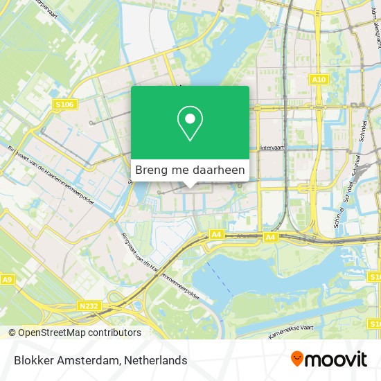Blokker Amsterdam kaart
