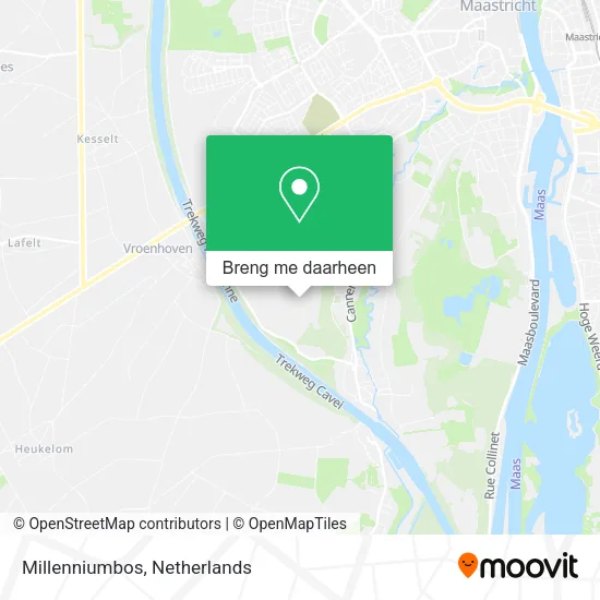 Millenniumbos kaart