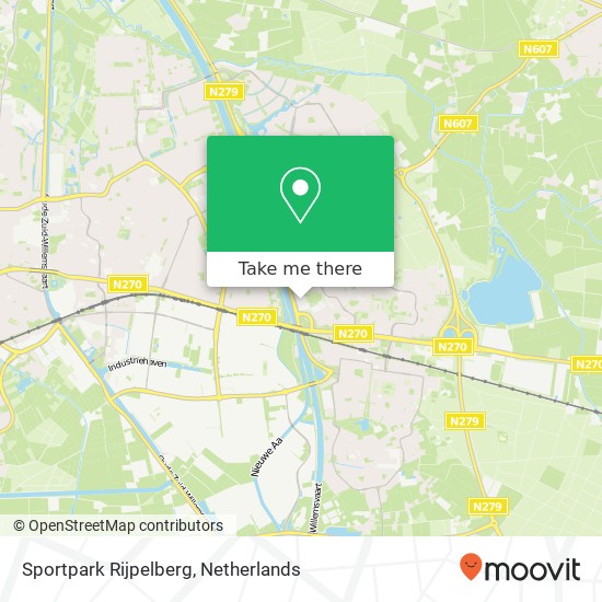 Sportpark Rijpelberg kaart