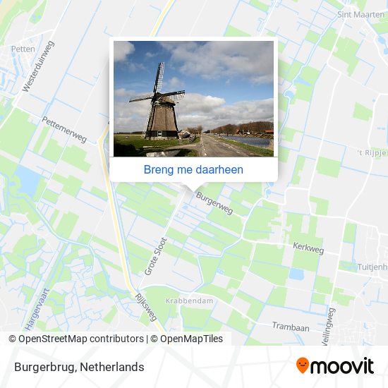 Burgerbrug kaart