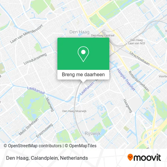 Den Haag, Calandplein kaart