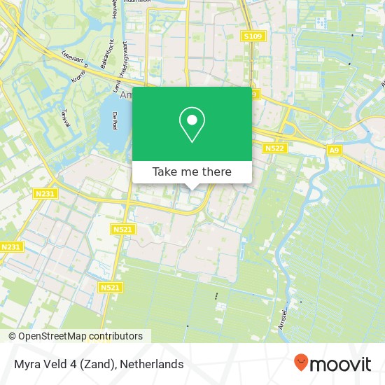 Myra Veld 4 (Zand) kaart