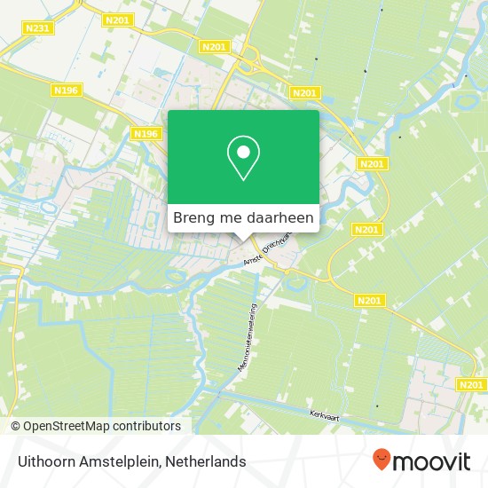 Uithoorn Amstelplein kaart