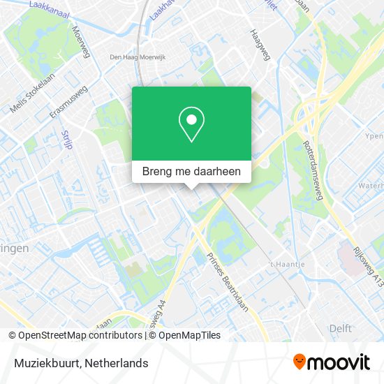 Muziekbuurt kaart